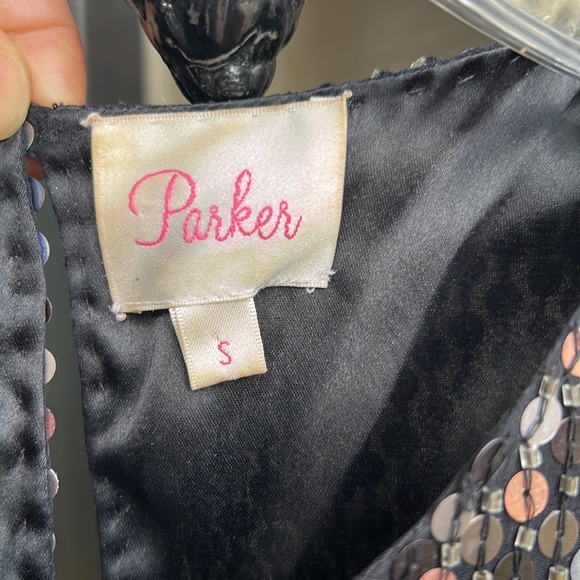 Size S Parker mini dress wth sequins - Picture 2 of 4